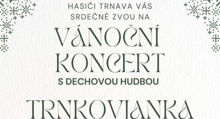 Vánoční koncert s dechovou hudbou Trnkovjanka