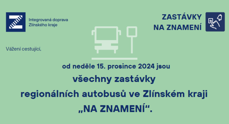 Informace k veřejné dopravě: Zastávky na znamení