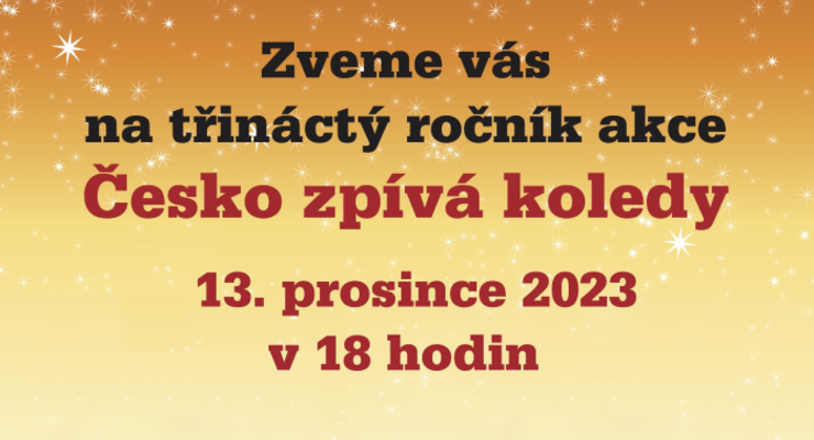 Česko zpívá koledy 2023